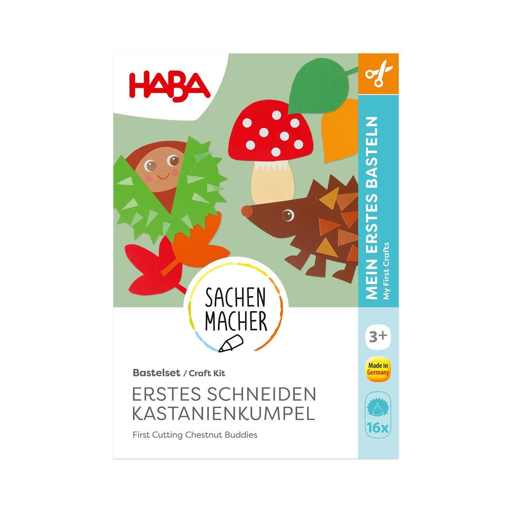 Weitere Ansicht: Bastelset - Erstes Schneiden Kastanienkumpel