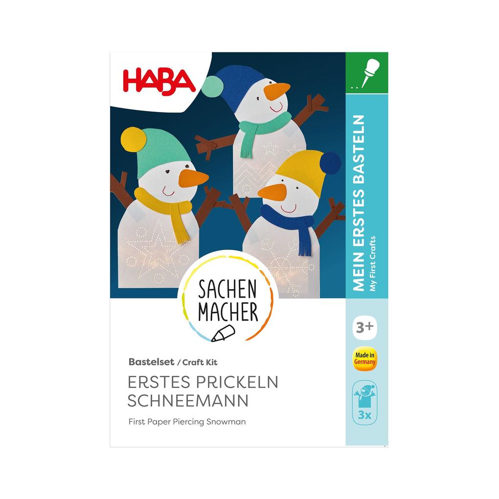 Weitere Ansicht: Bastelset - Erstes Prickeln Schneemann