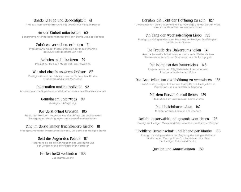 Weitere Ansicht: Frieden! | Papst Leo XIV.