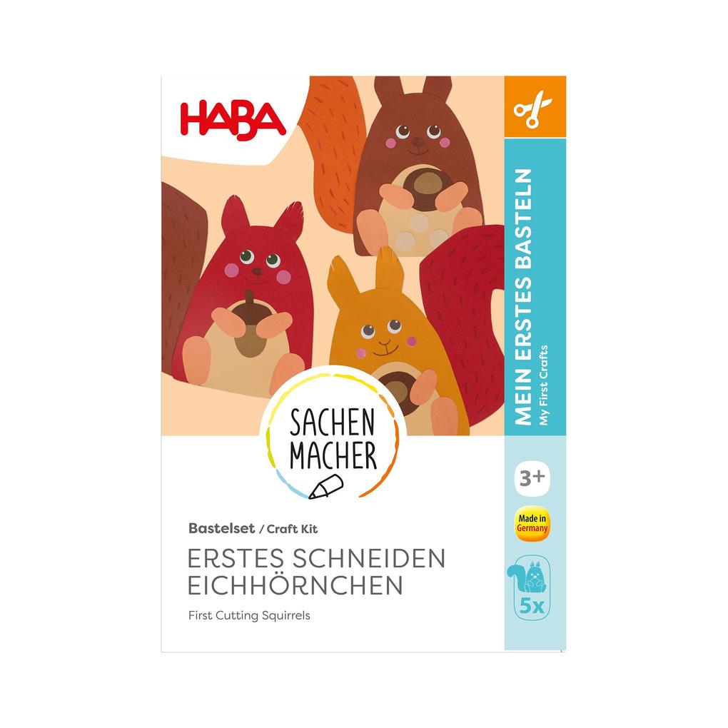 Weitere Ansicht: Bastelset - Erstes Schneiden Eichhörnchen