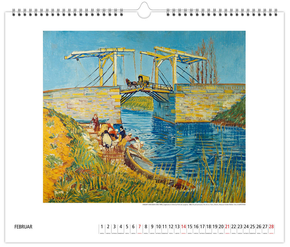 Weitere Ansicht: Kunstkalender 2027: Berühmte Meisterwerke der klassischen Moderne