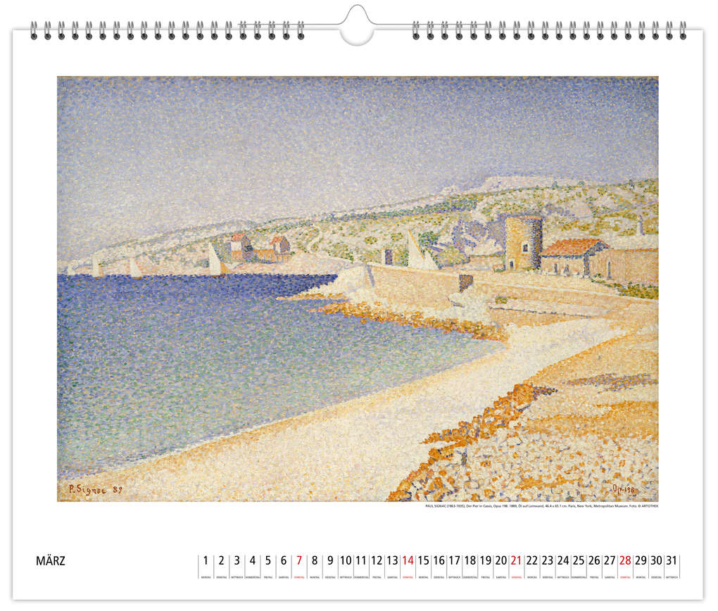 Weitere Ansicht: Kunstkalender 2027: Berühmte Meisterwerke der klassischen Moderne