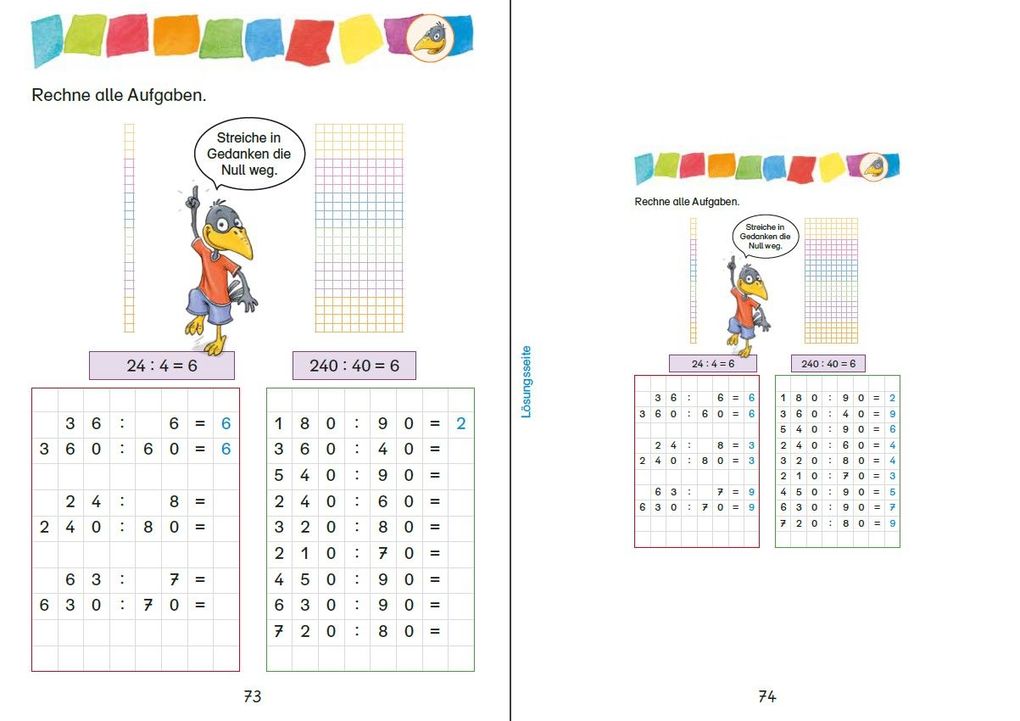 Weitere Ansicht: Mein Ferienblock mit Rabe Linus - Fit für die 4. Klasse | Dorothee Raab