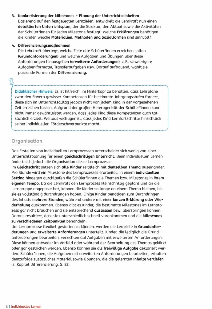 Weitere Ansicht: Individuelles Lernen - praxiserprobt | Barbara Eger, Franziska Metz