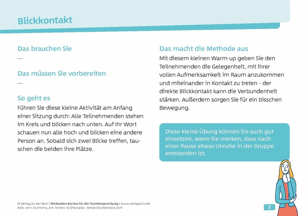 Weitere Ansicht: Methoden-Karten für die Teambesprechung
