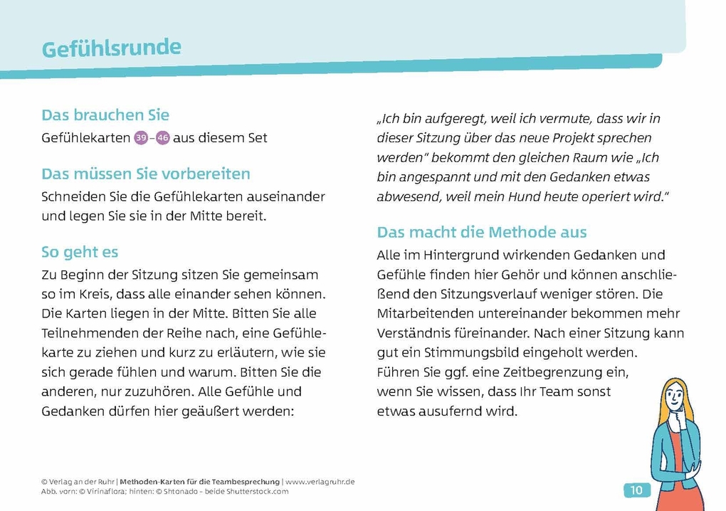Weitere Ansicht: Methoden-Karten für die Teambesprechung