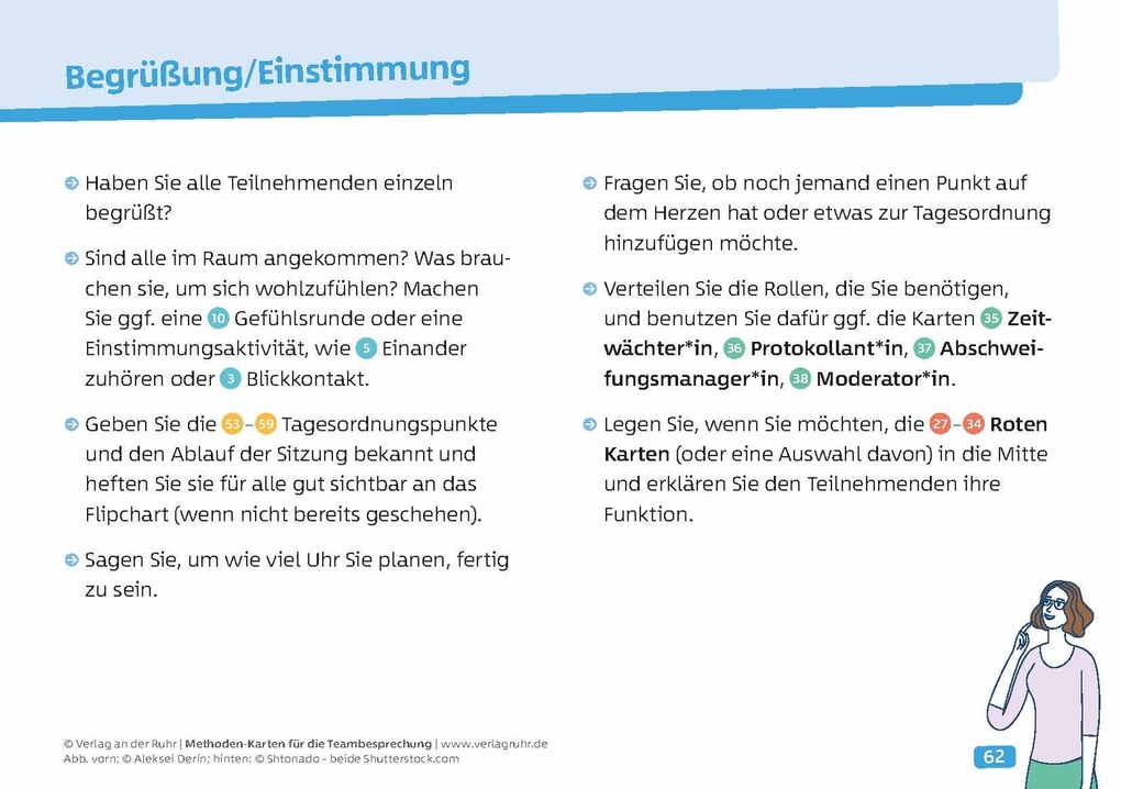 Weitere Ansicht: Methoden-Karten für die Teambesprechung
