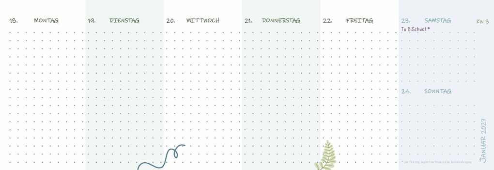 Weitere Ansicht: Mein Wochen-Tischkalender für das Schuljahr 2026/2027