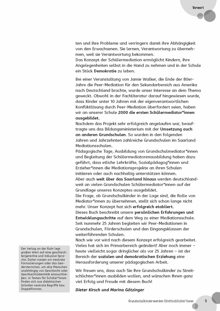 Weitere Ansicht: Grundschulkinder werden Streitschlichter*innen | Marina Götzinger, Dieter Kirsch
