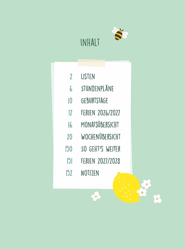 Weitere Ansicht: Der Rundum-Kita-Planer für das Jahr 2026/2027