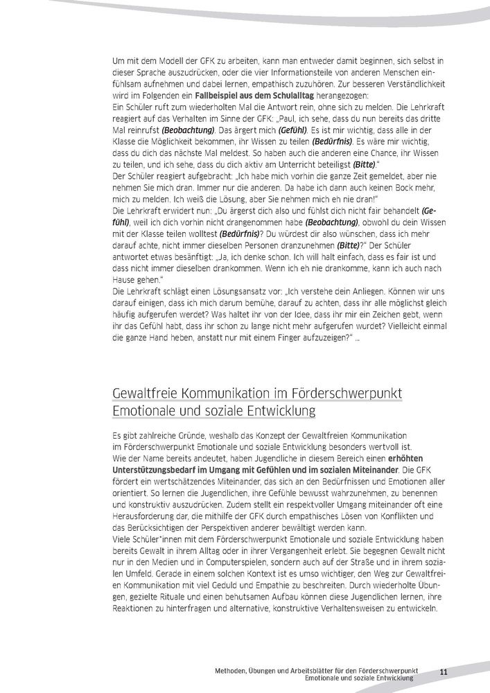 Weitere Ansicht: Gewaltfreie Kommunikation in Förderschule und Inklusion | Johanna Waidt