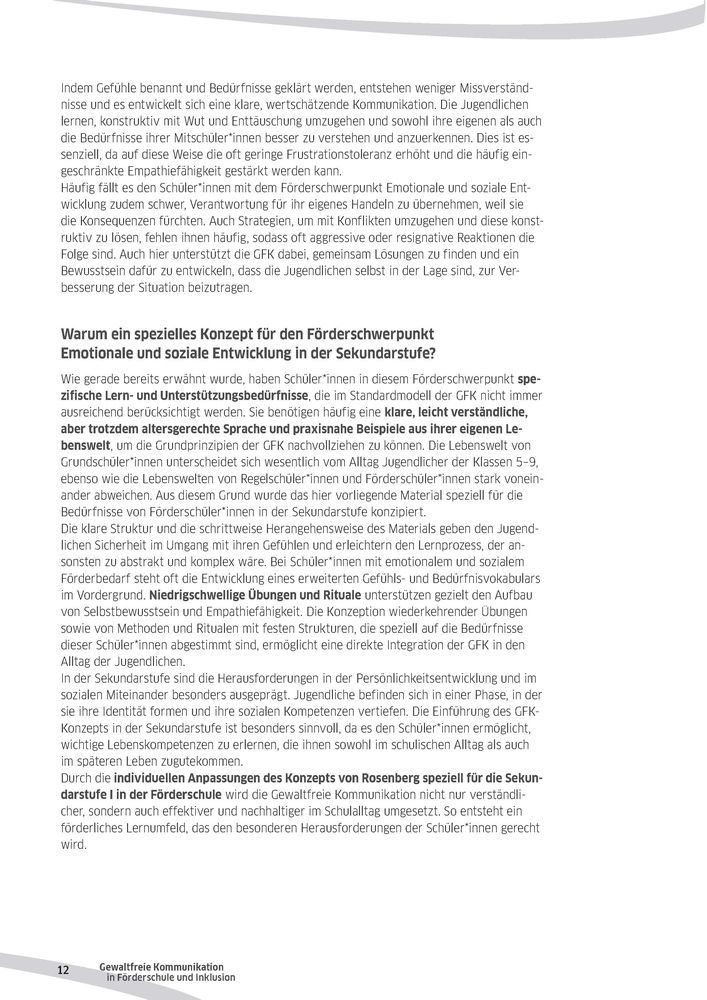 Weitere Ansicht: Gewaltfreie Kommunikation in Förderschule und Inklusion | Johanna Waidt