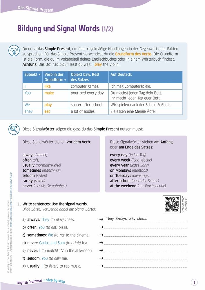 Weitere Ansicht: English Grammar - step by step | Jasmin Putschbach