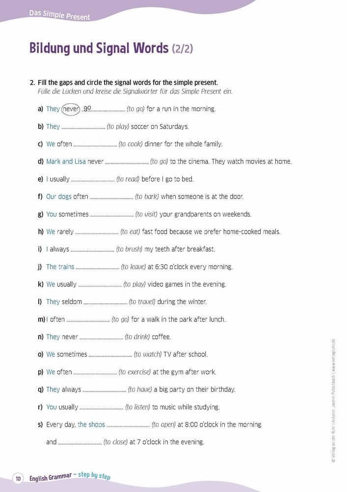 Weitere Ansicht: English Grammar - step by step | Jasmin Putschbach