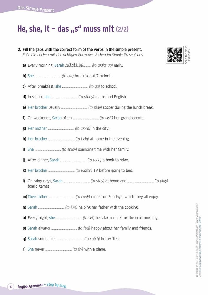 Weitere Ansicht: English Grammar - step by step | Jasmin Putschbach