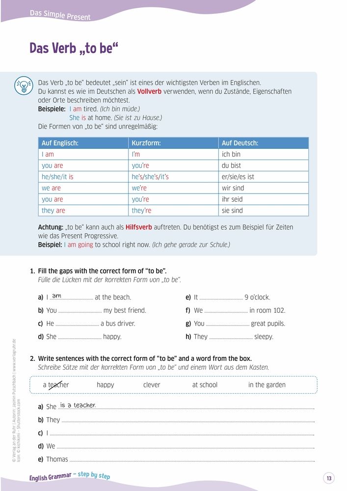 Weitere Ansicht: English Grammar - step by step | Jasmin Putschbach