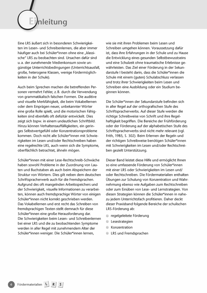 Weitere Ansicht: Fördermaterialien LRS | Britta Gramenz