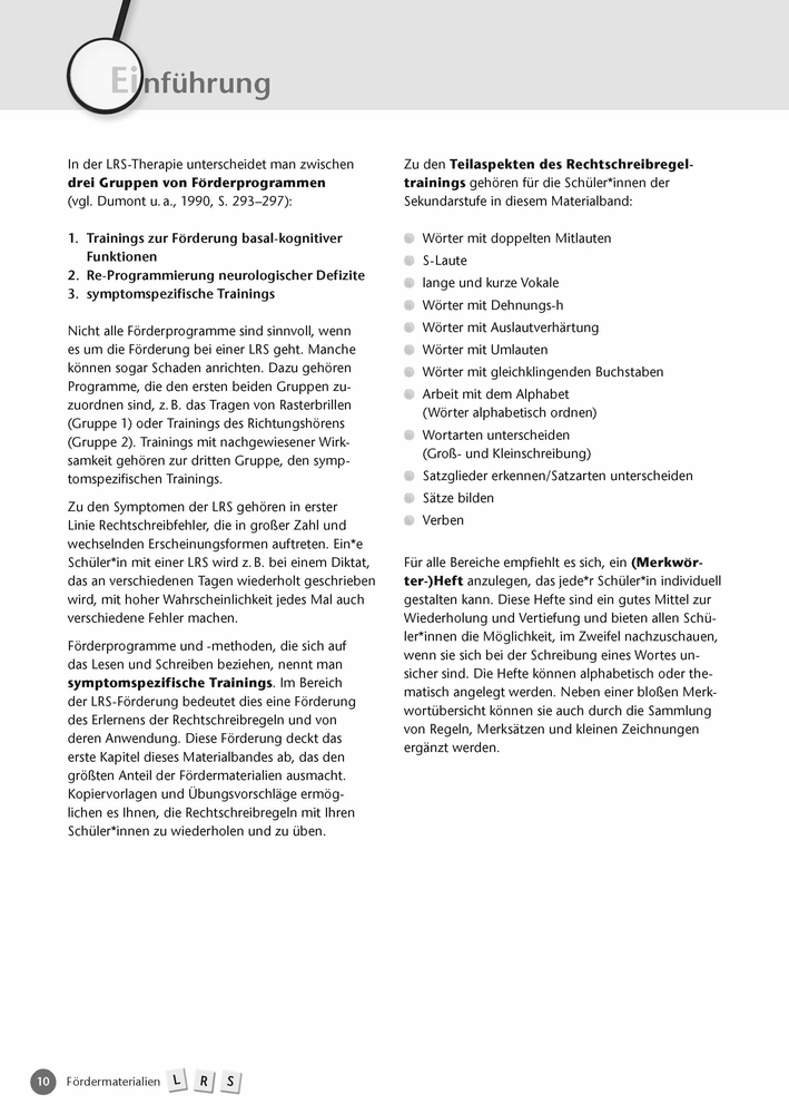 Weitere Ansicht: Fördermaterialien LRS | Britta Gramenz
