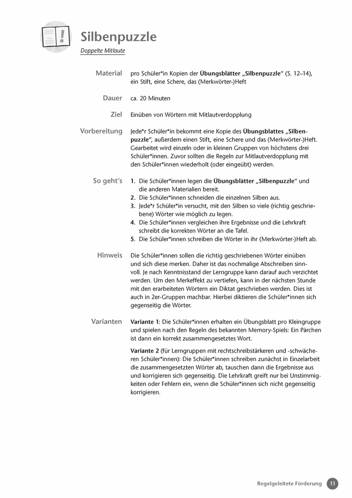 Weitere Ansicht: Fördermaterialien LRS | Britta Gramenz