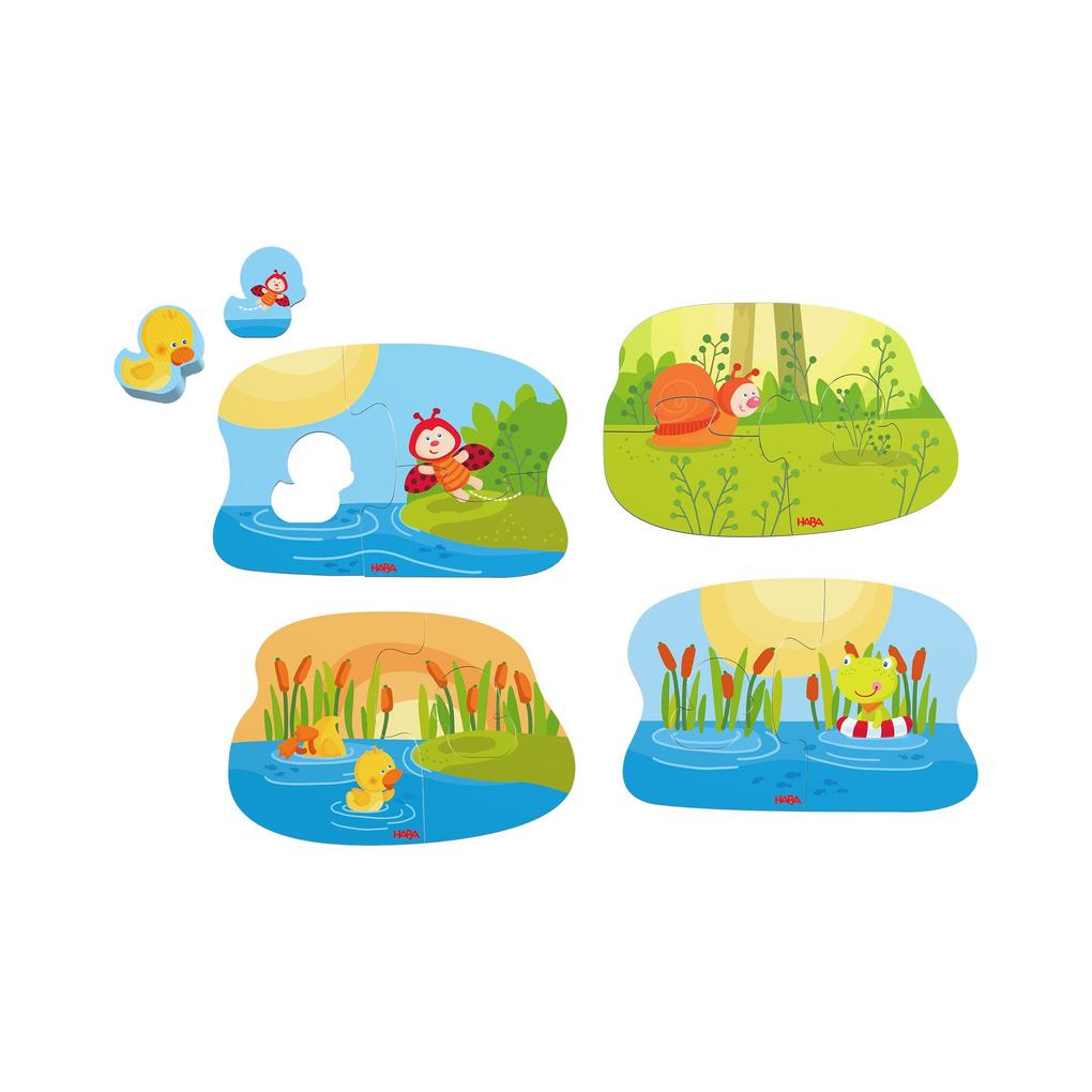 Weitere Ansicht: 4 erste Puzzles - Tierkinder