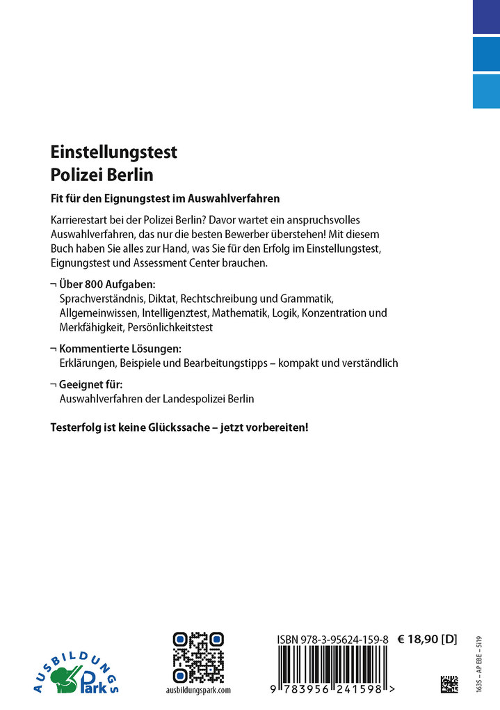 Weitere Ansicht: Einstellungstest Polizei Berlin | Kurt Guth, Marcus Mery