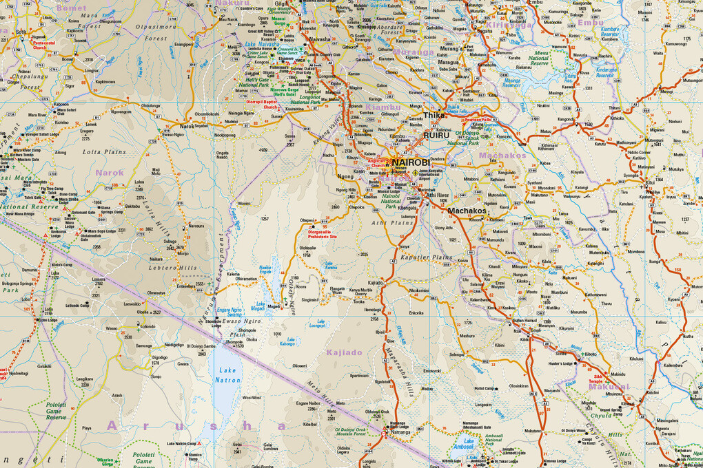 Weitere Ansicht: Reise Know-How Landkarte Kenia / Kenya (1:950.000)
