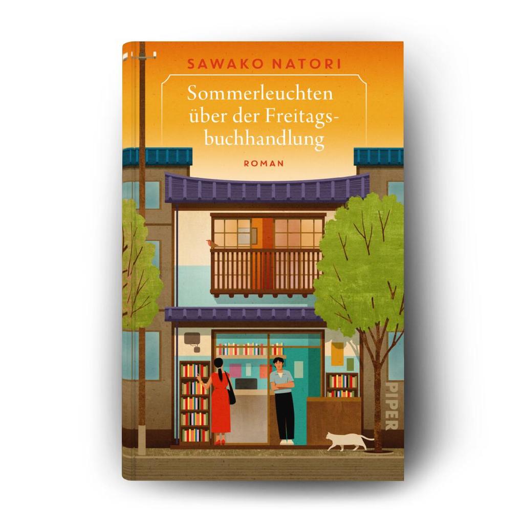 Weitere Ansicht: Sommerleuchten über der Freitagsbuchhandlung | Sawako Natori