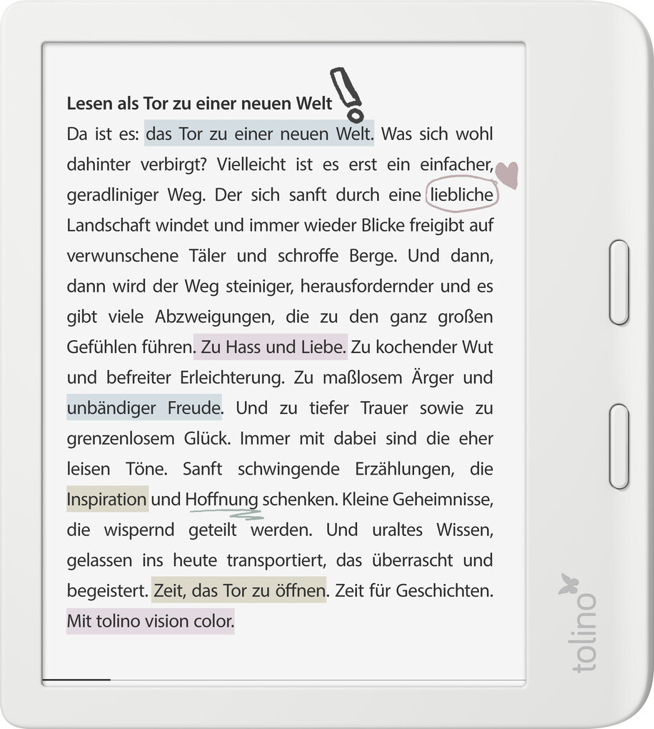 Weitere Ansicht: tolino vision color Weiß