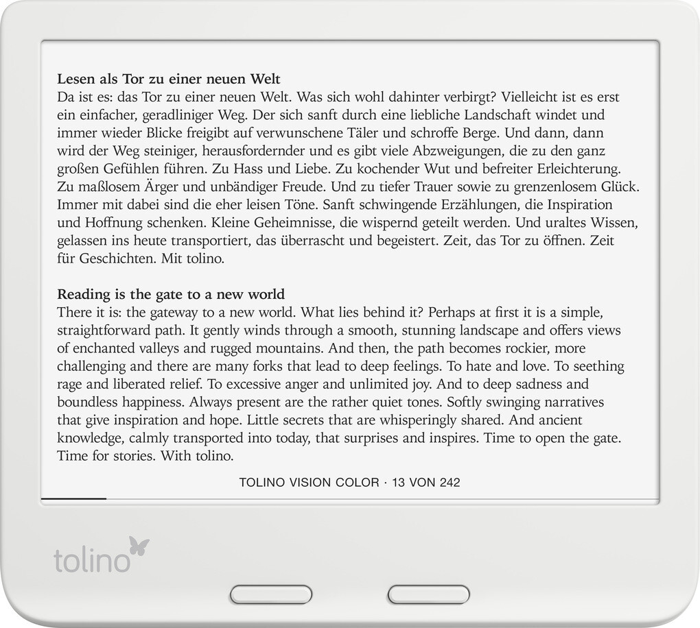 Weitere Ansicht: tolino vision color Weiß