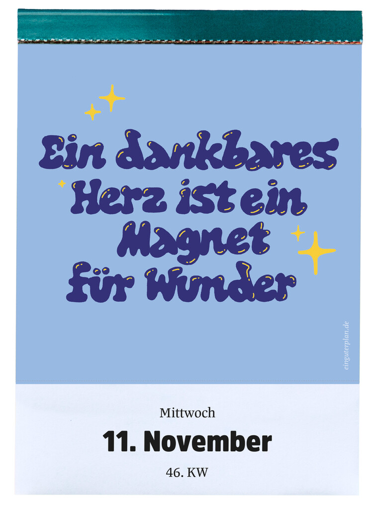 Weitere Ansicht: Abreißkalender »Halbwegs entspannt durch 2026«