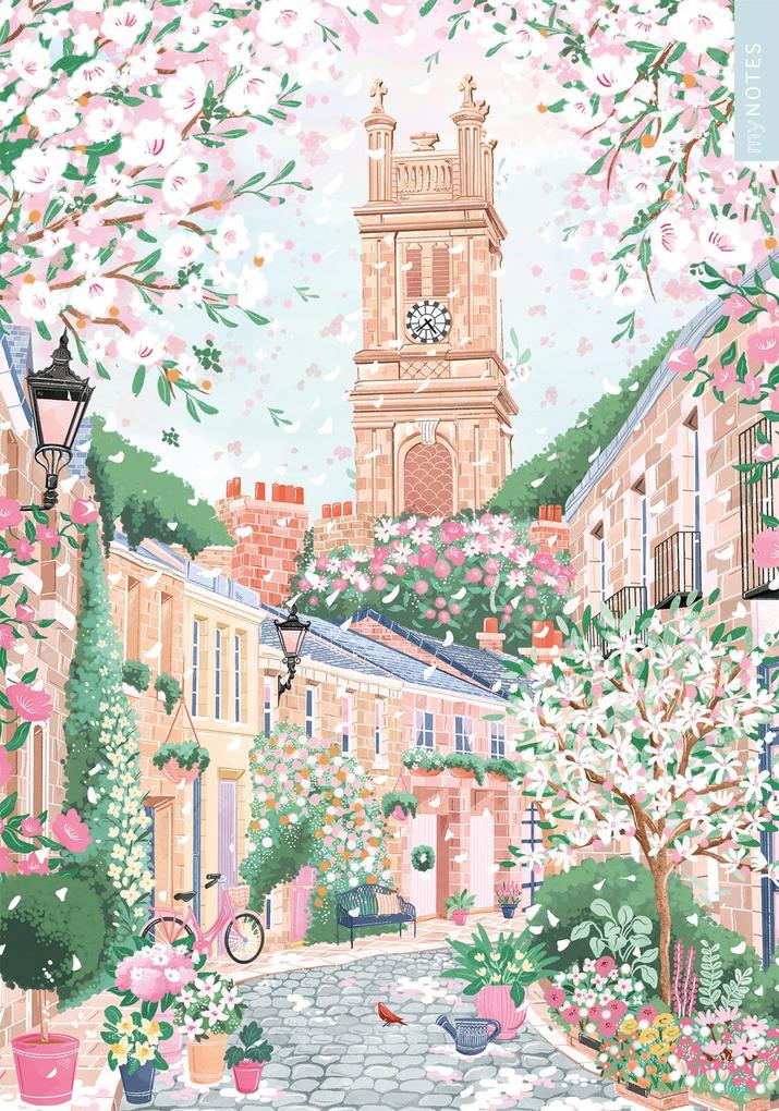 Weitere Ansicht: myNOTES Papeterie: Notizbuch A4 Simply, Katy - Spring Lane