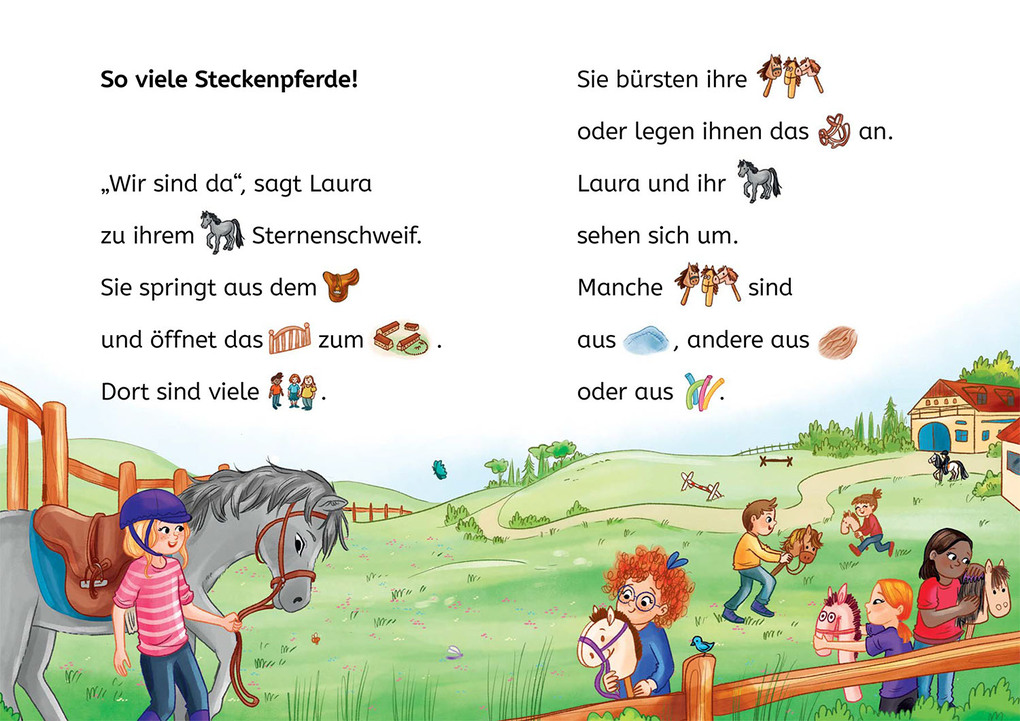Weitere Ansicht: Sternenschweif, Bücherhelden Erstes Lesen, Das magische Steckenpferd | Carola von Kessel, Linda Chapman