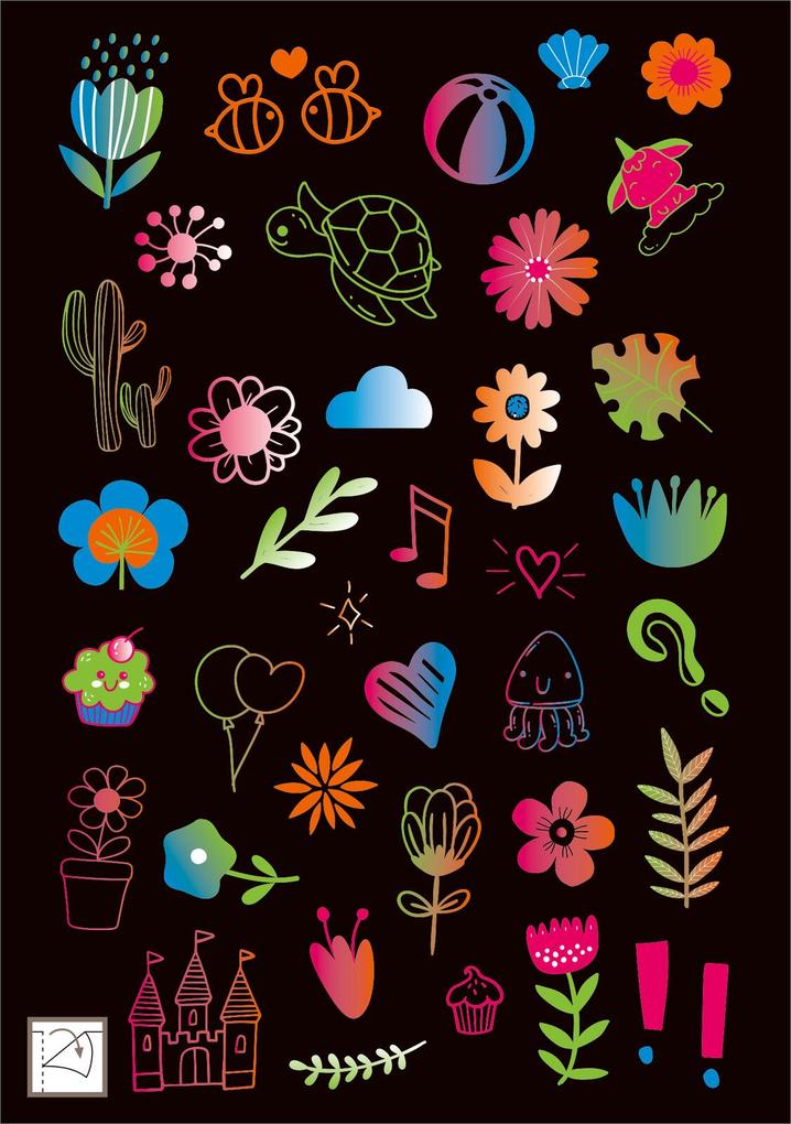 Weitere Ansicht: Neon-Sticker