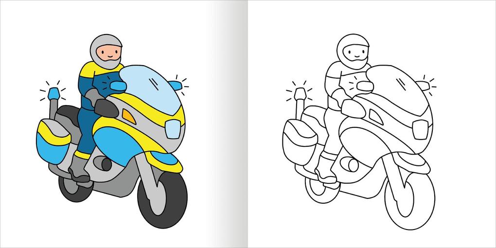 Weitere Ansicht: Mein erstes dickes Malbuch ab 2 - Polizei & Feuerwehr