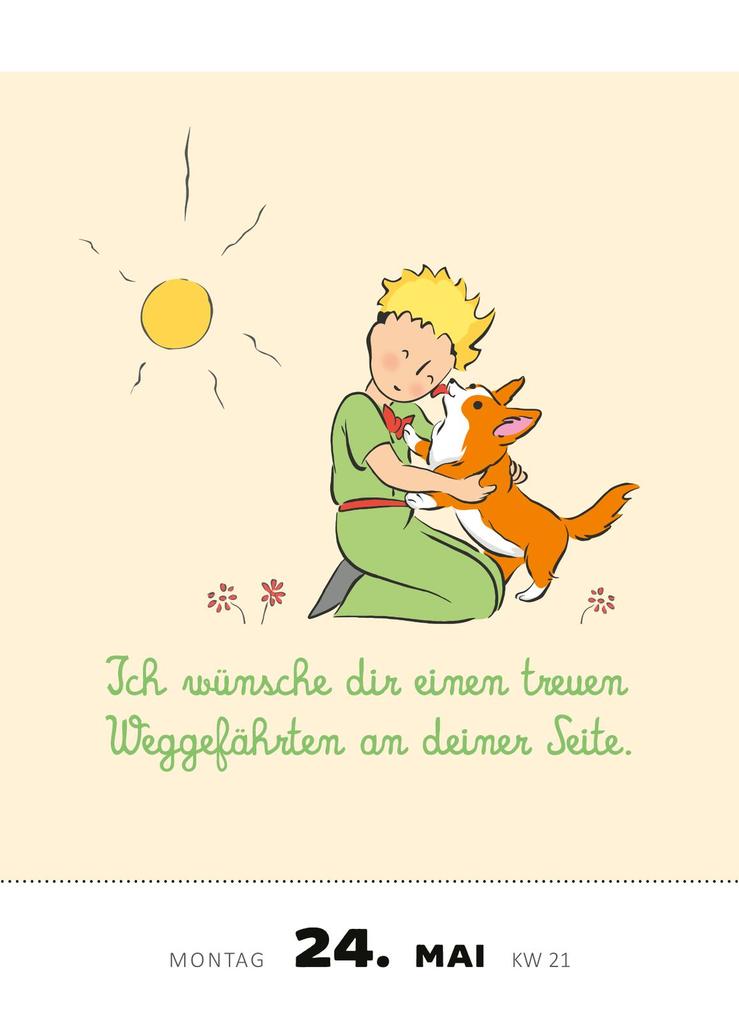 Weitere Ansicht: Abreißkalender Man sieht nur mit dem Herzen gut 2027