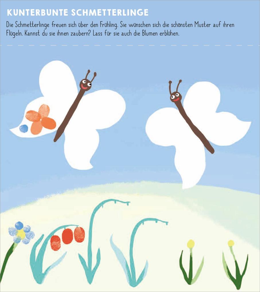 Weitere Ansicht: Meine allerersten Fingerstempel Frühling