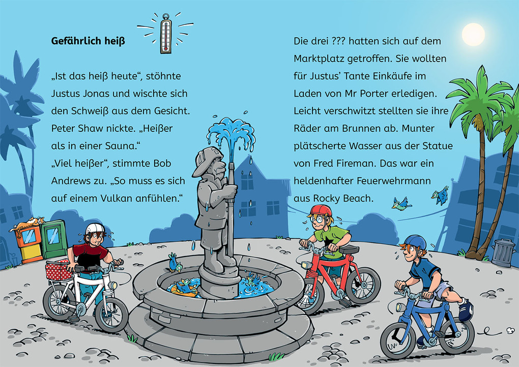 Weitere Ansicht: Die drei ??? Kids, Bücherhelden 2. Klasse, Vulkan in Rocky Beach | Ulf Blanck