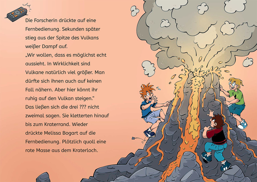 Weitere Ansicht: Die drei ??? Kids, Bücherhelden 2. Klasse, Vulkan in Rocky Beach | Ulf Blanck