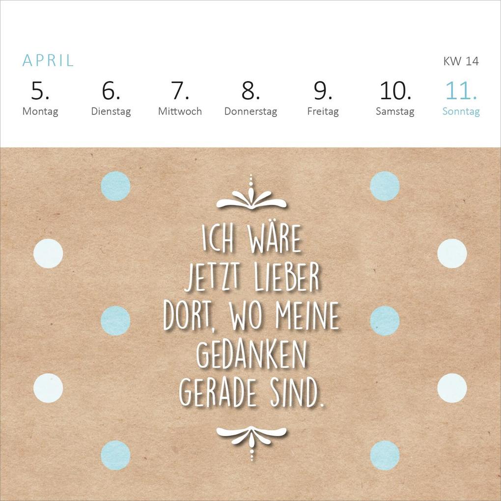 Weitere Ansicht: Mini-Wochenkalender Sei frech, wild und wunderbar! 2027