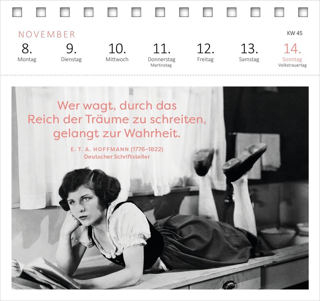 Weitere Ansicht: Postkartenkalender Der Literaturkalender 2027