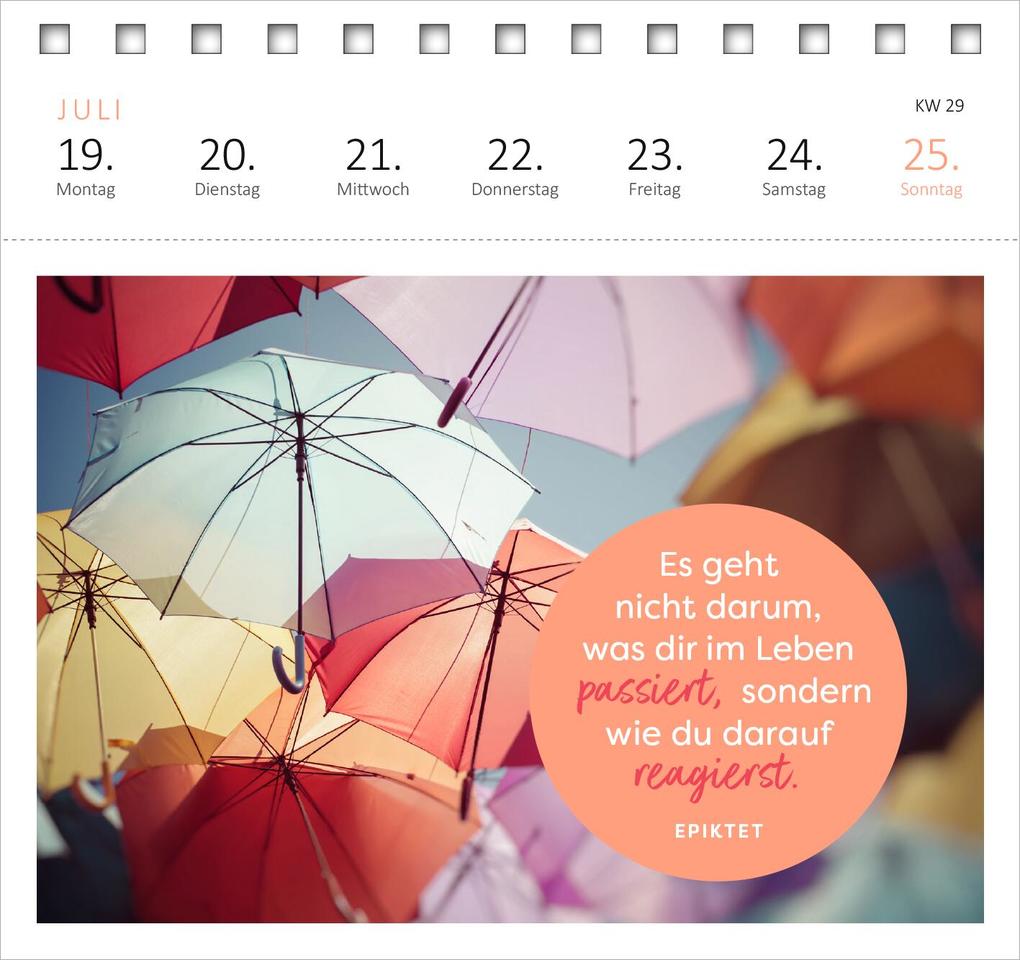 Weitere Ansicht: Postkartenkalender Lebensweisheiten 2027