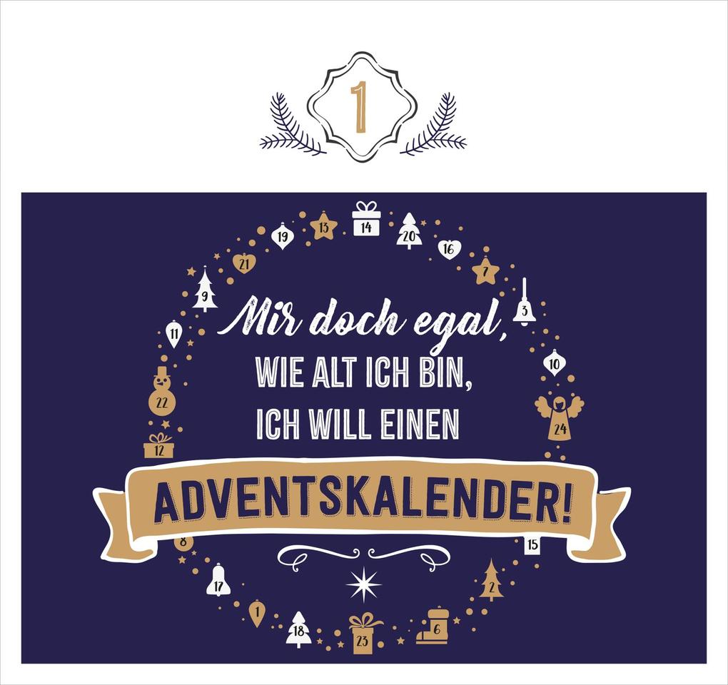 Weitere Ansicht: Postkarten-Adventskalender. Bitte lassen Sie Ihr Gebäck nicht unbeaufsichtigt!