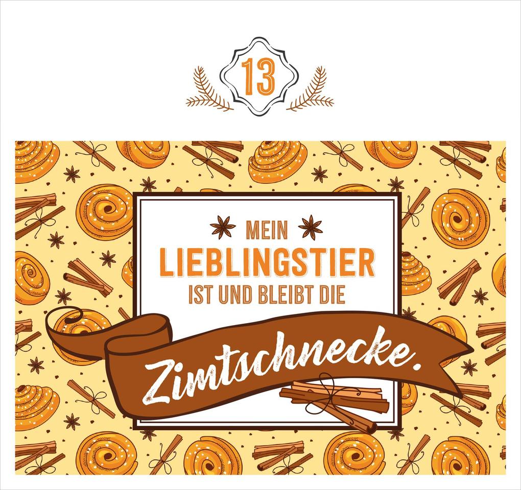 Weitere Ansicht: Postkarten-Adventskalender. Bitte lassen Sie Ihr Gebäck nicht unbeaufsichtigt!