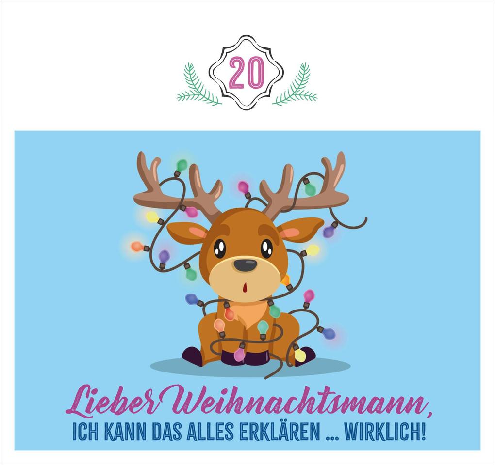 Weitere Ansicht: Postkarten-Adventskalender. Bitte lassen Sie Ihr Gebäck nicht unbeaufsichtigt!