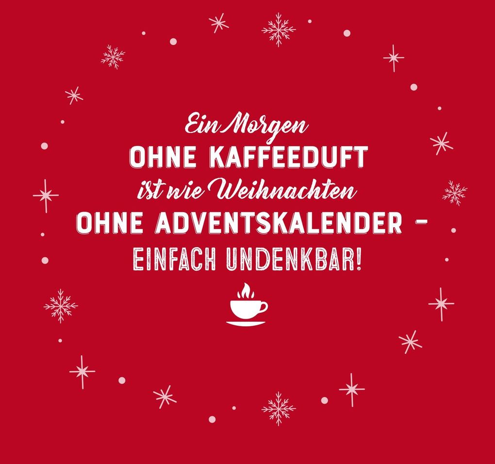 Weitere Ansicht: 24 Tassen Kaffee sind auch ein Adventskalender