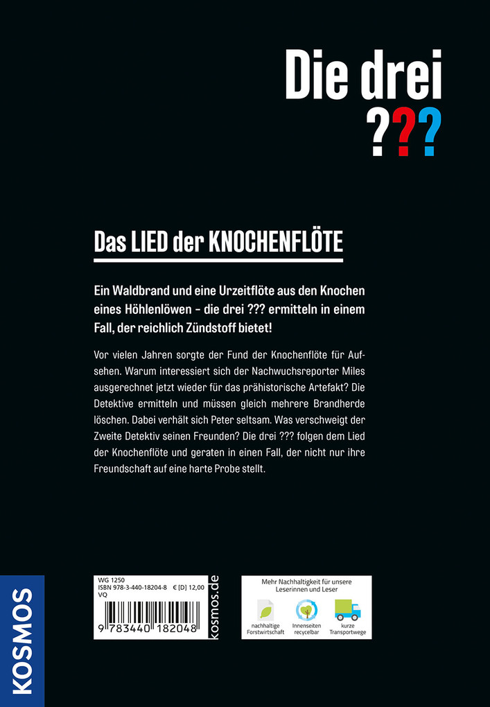 Weitere Ansicht: Die drei ??? Das Lied der Knochenflöte | Kari Erlhoff