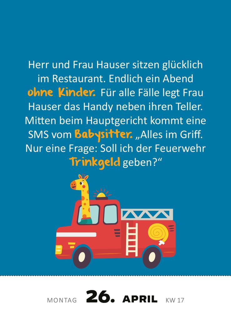 Weitere Ansicht: Abreißkalender 365 lustige Kinderwitze 2027