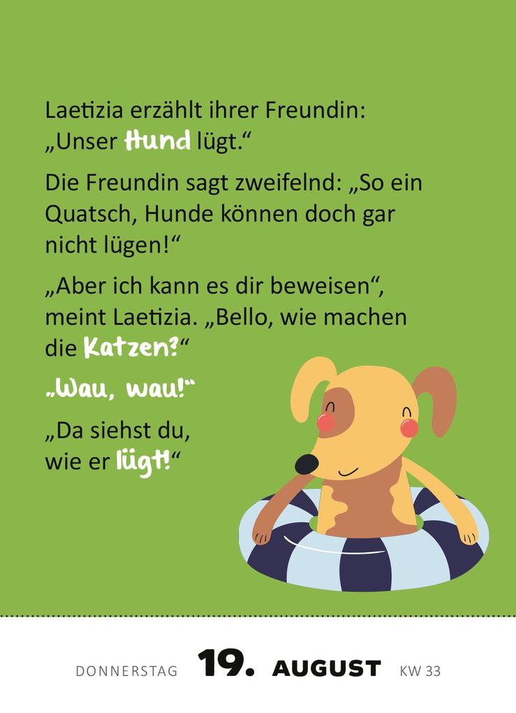 Weitere Ansicht: Abreißkalender 365 lustige Kinderwitze 2027