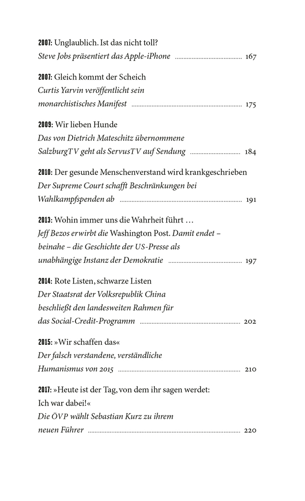 Weitere Ansicht: Unsternstunden der Menschheit | Armin Thurnher