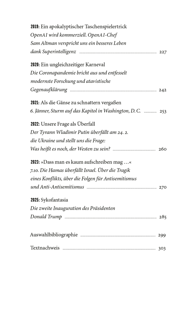 Weitere Ansicht: Unsternstunden der Menschheit | Armin Thurnher